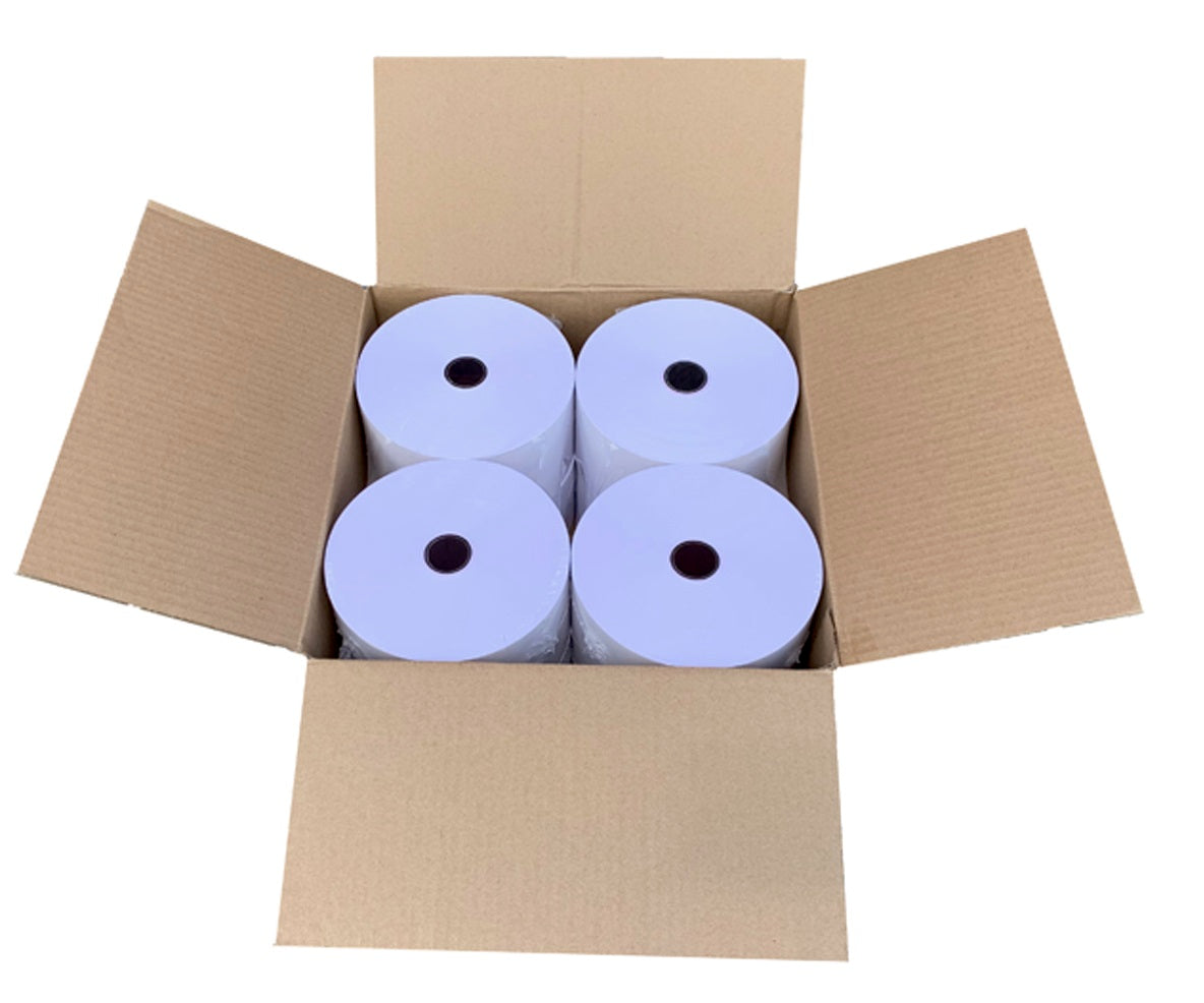 3 1/8" x 660' Heavy Thermal Paper (8 rolls/case) - BPA Free - Small Core 1/2"