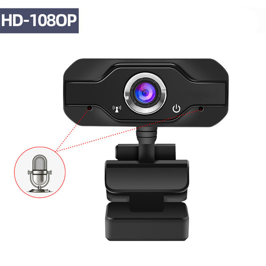 Webcam with Built-in Dual Mics